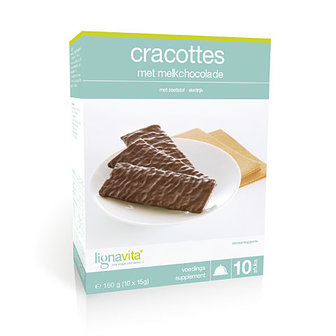 Lignavita cracottes melkchocolade