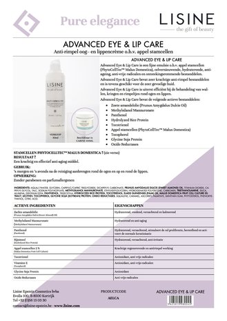 Lisine Advanced eye & lip care