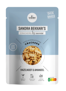 Sandra Bekkari Crackers Koolhydraatarm Hazelnoot & Amandel