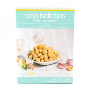 Soja balletjes look peterselie