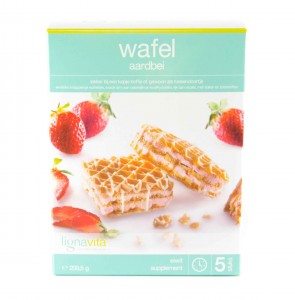 Wafel aardbei